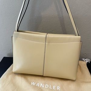 Wandler Carly mini shoulder bag sunbeam light yellow new
